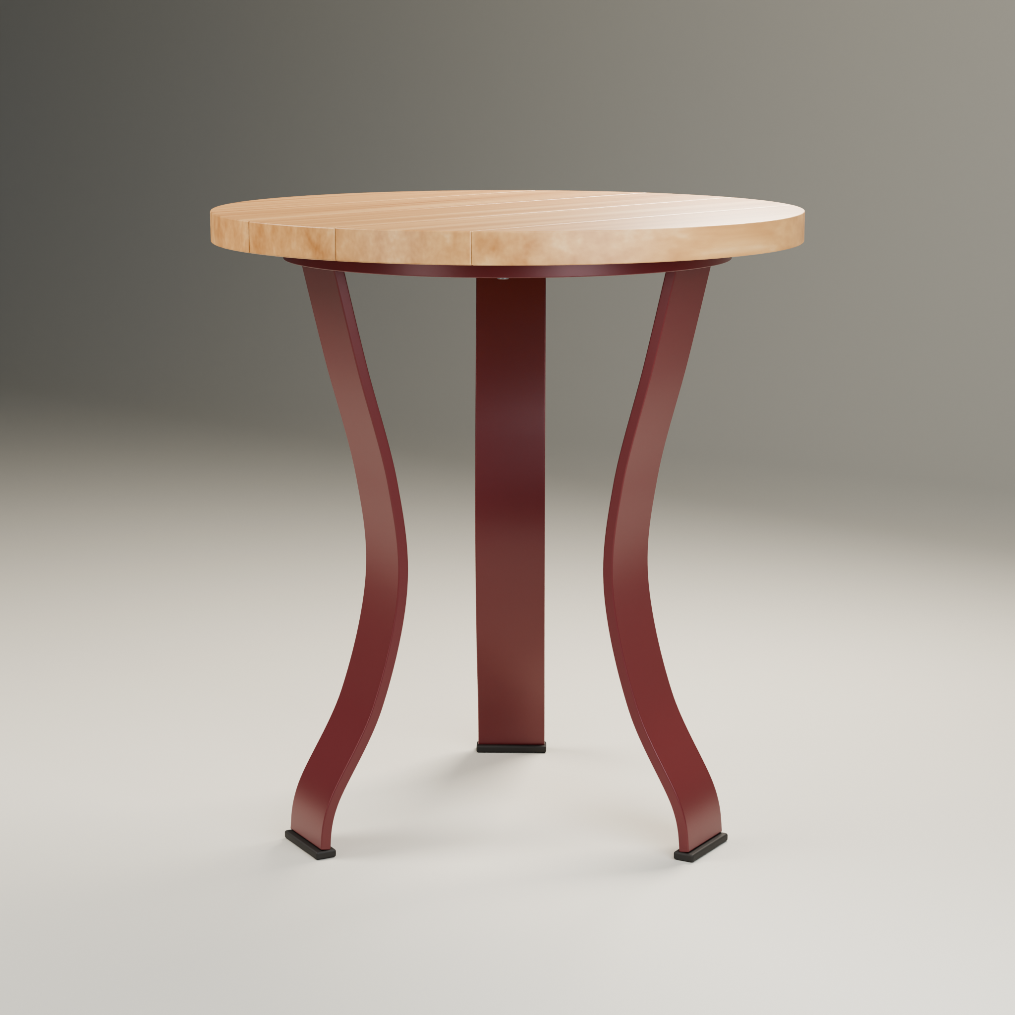 Side view of the original Pier side table concept